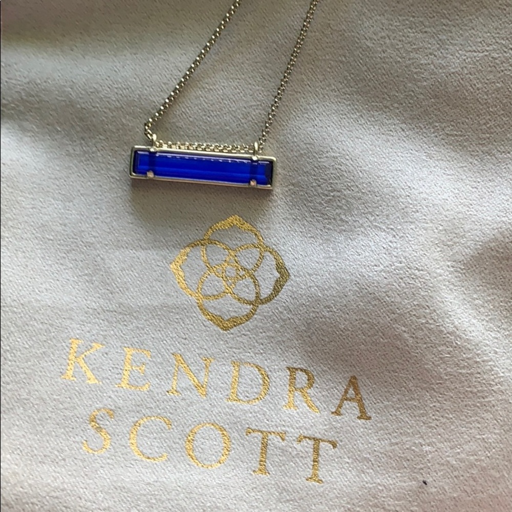 Blue Kendra Scott necklace